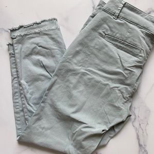 Loft Sea Green Pants Size 10